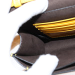 Fendi Curligraphy Shoulder Enamel Yellow Silver small - image 19