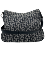 Christian Dior Vintage CD Flap Messenger Bag Diorissimo Canvas Large - image 2