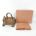 Miu Miu Arcadie Top Handle Bag Matelasse Leather Small - image 3