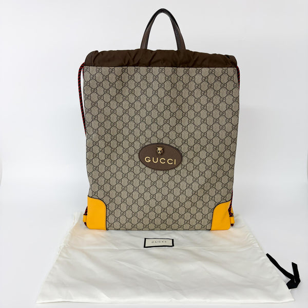 Gucci Neo Vintage Soft Tote GG Coated Canvas Large