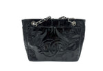 Chanel BLACK PATENT LEATHER HANDBAG diana Medium - image 2