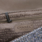 Chanel Classic Flap Clutch with Chain Tweed - image 3