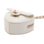 Chanel CC in Love Heart Clutch with Chain Quilted Lambskin - image 3