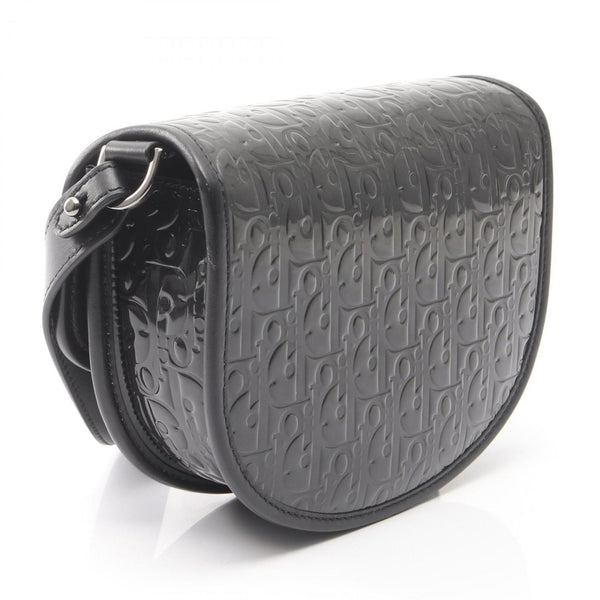 Christian Dior Gallop Flap Messenger Bag Leather Mini