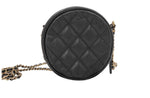 Chanel Round Clutch with Chain Quilted Lambskin Mini - image 2