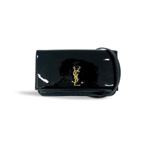 Saint Laurent Cassandre Flap Wristlet Pouch Patent - image 1