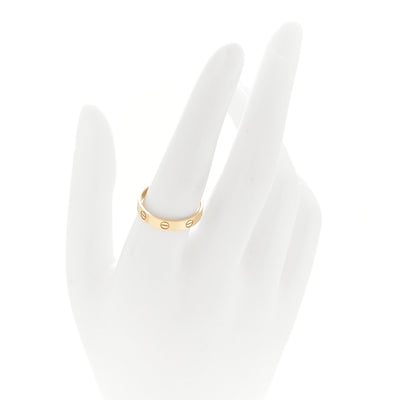 18K Yellow Gold 3.5mm LOVE Wedding Band Ring 57 8