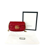 Gucci GG Marmont Shoulder Bag Matelasse Leather Mini - image 1