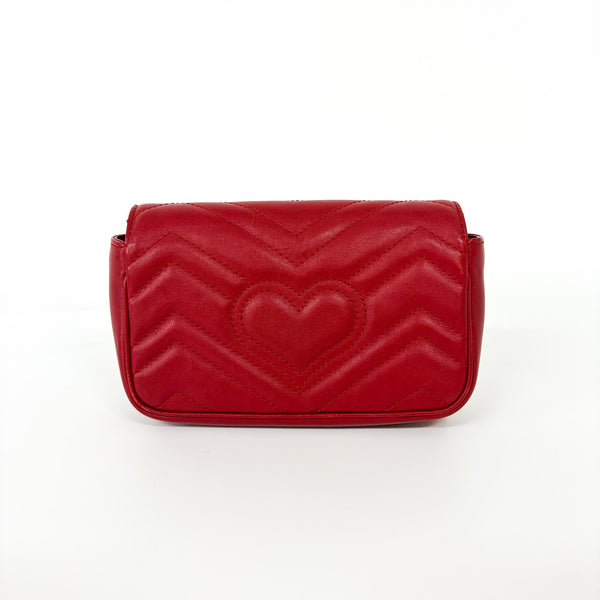 Gucci GG Marmont Shoulder Bag Matelasse Leather Mini