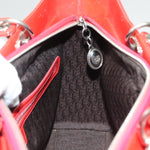 Christian Dior Vintage Lady Dior Patent Noir Cuir Vernis - image 18