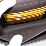 Fendi Curligraphy Shoulder Enamel Yellow Silver small - image 17