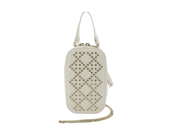 Christian Dior Lady Dior Phone Holder on Chain Studded Leather - image 1