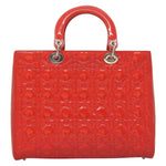 Christian Dior Vintage Lady Dior Patent Noir Cuir Vernis - image 3