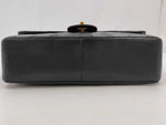 Chanel Double Chain Flap Bag Quilted Leather Medium - image 4