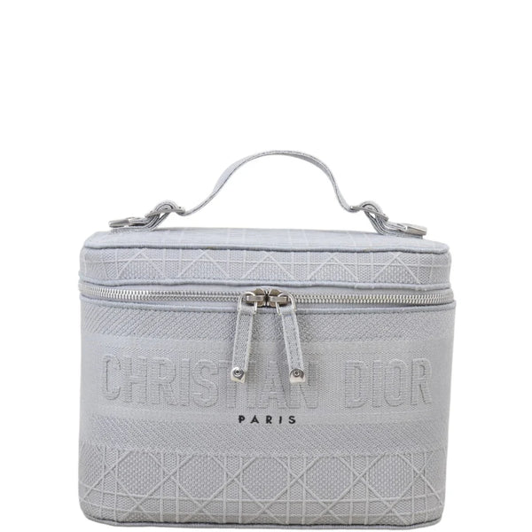 Christian Dior Diortravel Vanity Embroidered Cannage LARGE - image 1