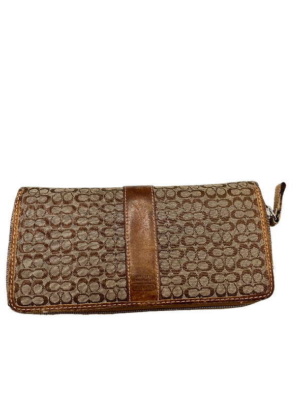 Coach Tabby wallet Beige long