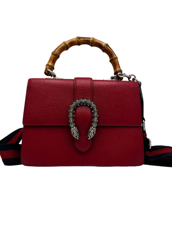 Gucci Dionysus Bamboo Top Handle Bag Leather Medium - image 1