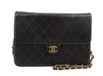 Chanel Chanel Matelassé Cuir Noir Black leather medium - image 1