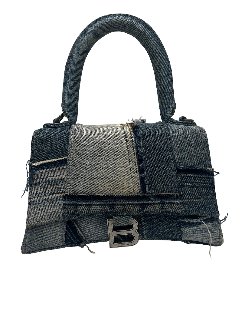 Balenciaga Hourglass Top Handle Bag Denim medium - image 1