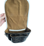 Celine Folco Bag Triomphe Coated Canvas Medium - image 7