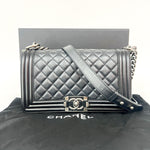 Chanel Boy Flap Bag Quilted Lambskin Old Medium - image 2