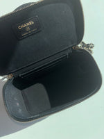 Chanel Coconing Top Handle Vanity Case with Chain Quilted Shearling Small - image 6
