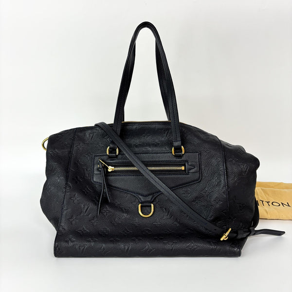 Louis Vuitton Lumineuse Handbag Monogram Empreinte Leather PM