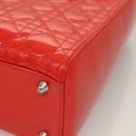 Christian Dior Vintage Lady Dior Patent Noir Cuir Vernis - image 11
