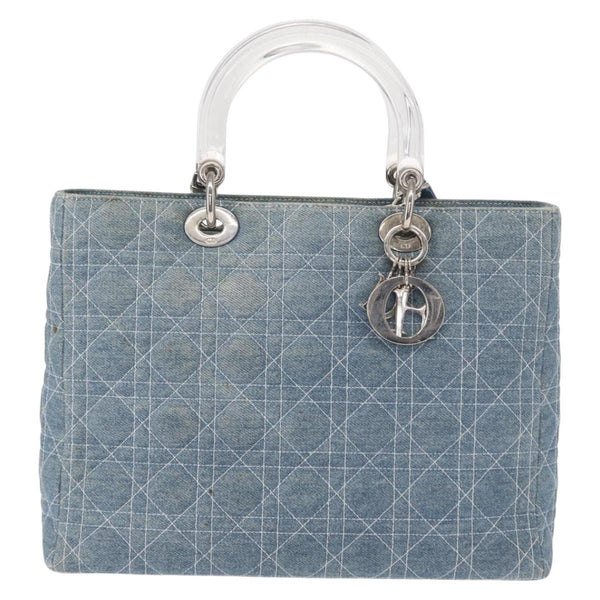 Christian Dior Lady Dior Bag Denim Medium