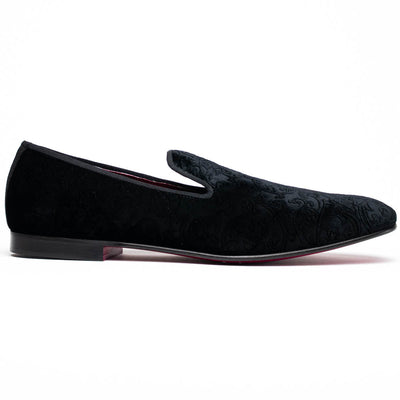 10-520-BLK FORMAL II Velvet Tuxedo Shoe, Black