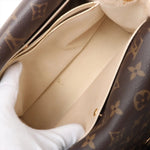 Louis Vuitton Double V Handbag Calfskin with Monogram Canvas - image 11