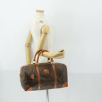 Celine Vintage Duffle Bag Canvas and Leather - image 14