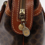 Celine Vintage Macadam Handbag Canvas and Leather - image 17
