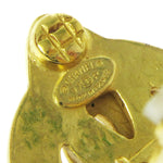 Chanel Vintage CC Heart Clip-On Earrings Metal Small - image 4
