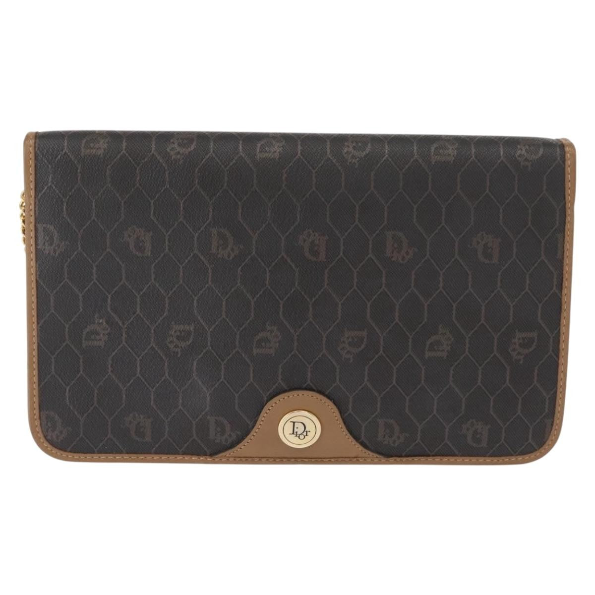 Christian Dior Vintage Honeycomb chain Canvas - image 1