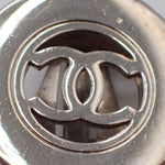 Chanel CC Cutout Round Clip-On Earrings Metal - image 6