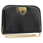 Salvatore Ferragamo Vintage Gancini Chain Shoulder Bag Leather Medium - image 1