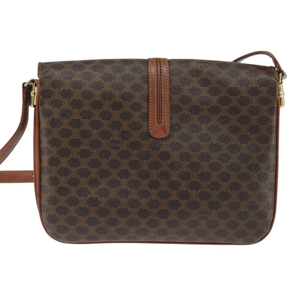 Celine Macadam Shoulder Bag PVC Leather