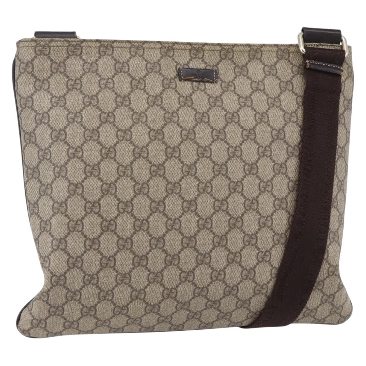 Gucci Zip Top Messenger Bag GG Coated Canvas Large - image 1