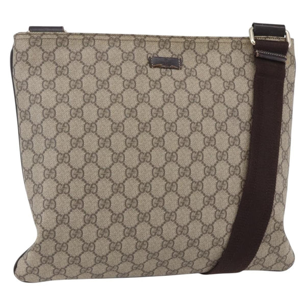 Gucci Zip Top Messenger Bag GG Coated Canvas Large - image 1