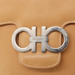 Salvatore Ferragamo Gancini Shoulder Bag Leather - image 12