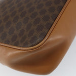 Celine Vintage Macadam Shoulder Bag Canvas and Leather - image 11