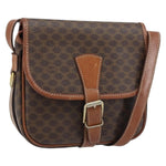 Celine Vintage Macadam Shoulder Bag Canvas and Leather - image 17
