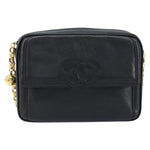 Chanel Vintage Front Pocket CC Camera Bag Caviar Small - image 1