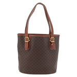 Celine Vintage Macadam Tote bag Canvas and Leather - image 2