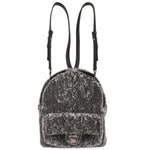 Chanel Waterfall Backpack Sequins with Leather Mini - image 1