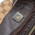 Gucci Vintage Horsebit Shoulder bag Canvas - image 18