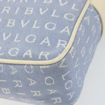 Bvlgari Logomania Shoulder Bag Canvas with Leather - image 10