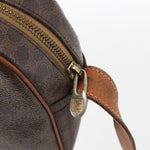 Celine Vintage Macadam Shoulder Bag Canvas and Leather - image 18