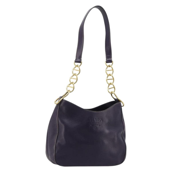 Prada Chain Shoulder Bag Leather - image 1